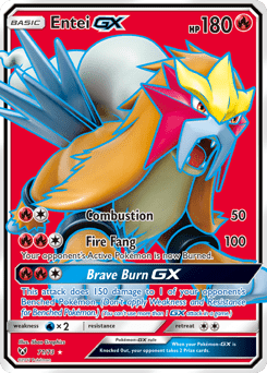 Entei-GX #71 from Shining Legends