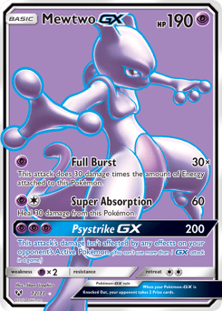 Mewtwo-GX #72 from Shining Legends