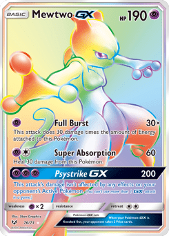 Mewtwo-GX #76 from Shining Legends