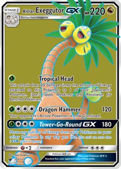 Alolan Exeggutor-GX #107 by 5ban Graphics