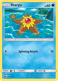 Staryu #15 from Crimson Invasion