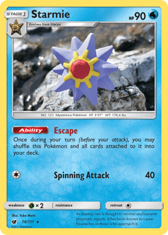 Starmie #16 by Yuka Morii