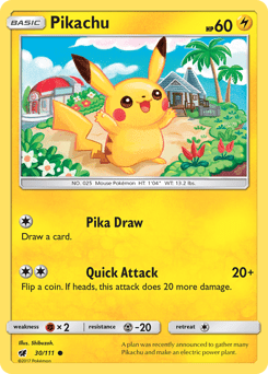 Pikachu #30 from Crimson Invasion