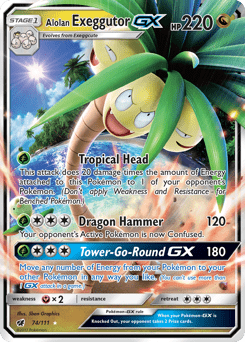 Alolan Exeggutor-GX #74 by 5ban Graphics