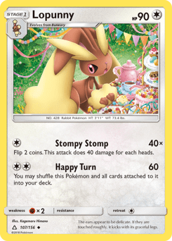 Lopunny #107 from Ultra Prism