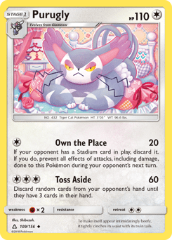Purugly #109 from Ultra Prism