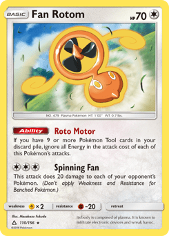 Fan Rotom #110 from Ultra Prism