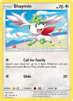 Shaymin #111 from Ultra Prism