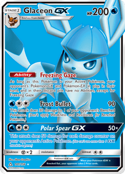 Glaceon-GX #141 from Ultra Prism