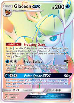 Glaceon-GX #159 from Ultra Prism