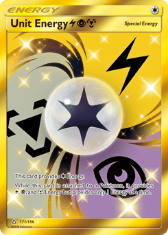 Unit Energy LightningPsychicMetal #171 from Ultra Prism