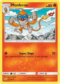 Monferno #22 from Ultra Prism