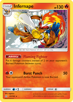 Infernape #23 from Ultra Prism