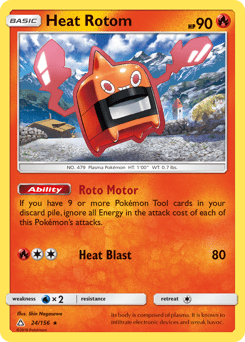 Heat Rotom #24 from Ultra Prism