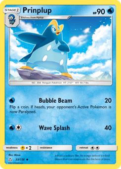 Prinplup #33 from Ultra Prism