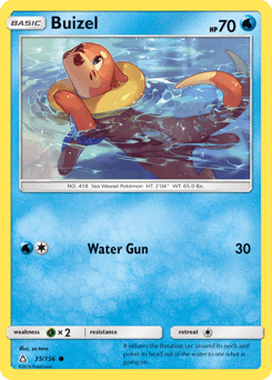 Buizel #35 from Ultra Prism