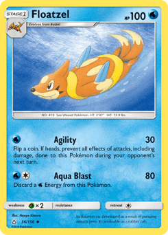 Floatzel #36 from Ultra Prism