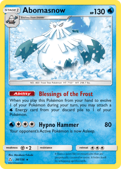 Abomasnow #38 from Ultra Prism