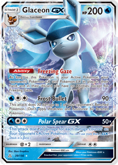 Glaceon-GX #39 from Ultra Prism