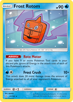 Frost Rotom #41 from Ultra Prism