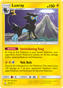 Luxray #48 from Ultra Prism