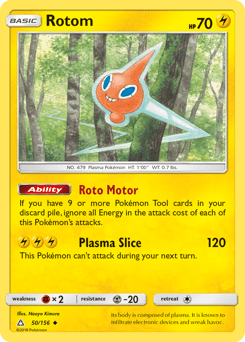 Rotom #50 from Ultra Prism