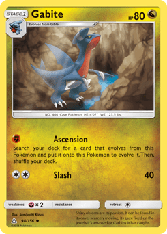 Gabite #98 from Ultra Prism
