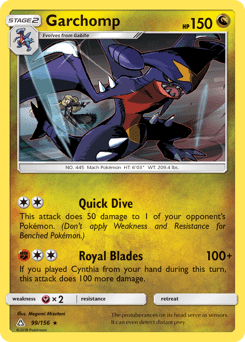 Garchomp #99 from Ultra Prism