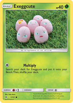 Exeggcute #1 from Forbidden Light