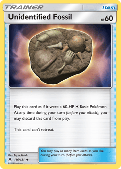 Unidentified Fossil #116 from Forbidden Light