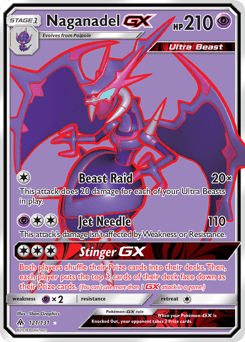 Naganadel-GX #121 from Forbidden Light