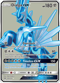 Dialga-GX #125 from Forbidden Light