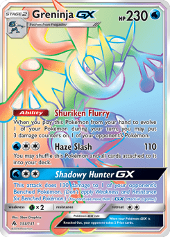 Greninja-GX #133 from Forbidden Light