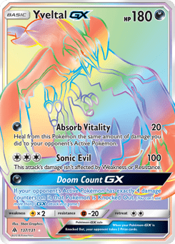 Yveltal-GX #137 from Forbidden Light