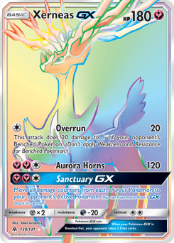 Xerneas-GX #139 from Forbidden Light