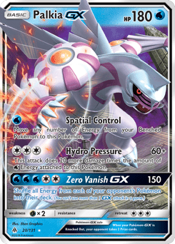 Palkia-GX #20 from Forbidden Light