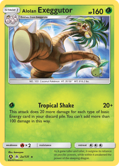 Alolan Exeggutor #2a by kawayoo