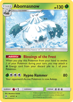 Abomasnow #4 from Forbidden Light