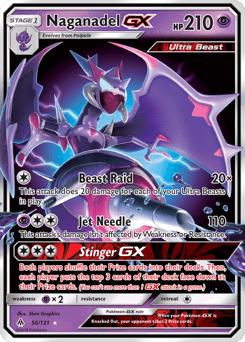 Naganadel-GX #56 from Forbidden Light