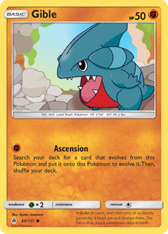 Gible #60 from Forbidden Light