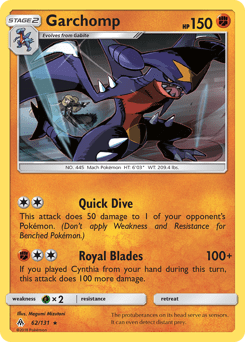 Garchomp #62 from Forbidden Light