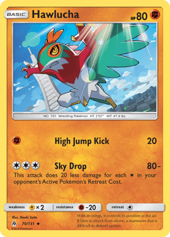 Hawlucha #70 from Forbidden Light