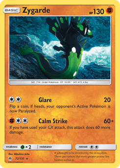 Zygarde #72 from Forbidden Light