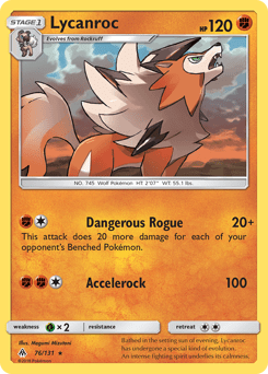 Lycanroc #76 from Forbidden Light