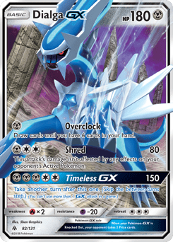 Dialga-GX #82 from Forbidden Light