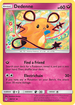 Dedenne #88 from Forbidden Light