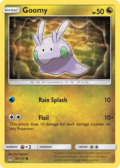 Goomy #92 from Forbidden Light