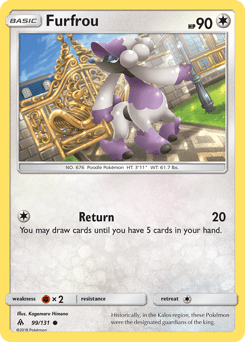 Furfrou #99 from Forbidden Light