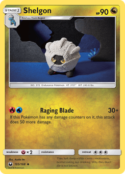 Shelgon #105 from Celestial Storm