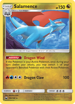 Salamence #106 from Celestial Storm